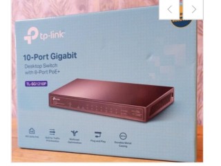 TPLINK 10 PORT GIGABIT SWITCH WITH 8 PORT POE(SG-1210P)