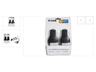 DLINK 2 PORT USB KVM SWITCH (KVM222)